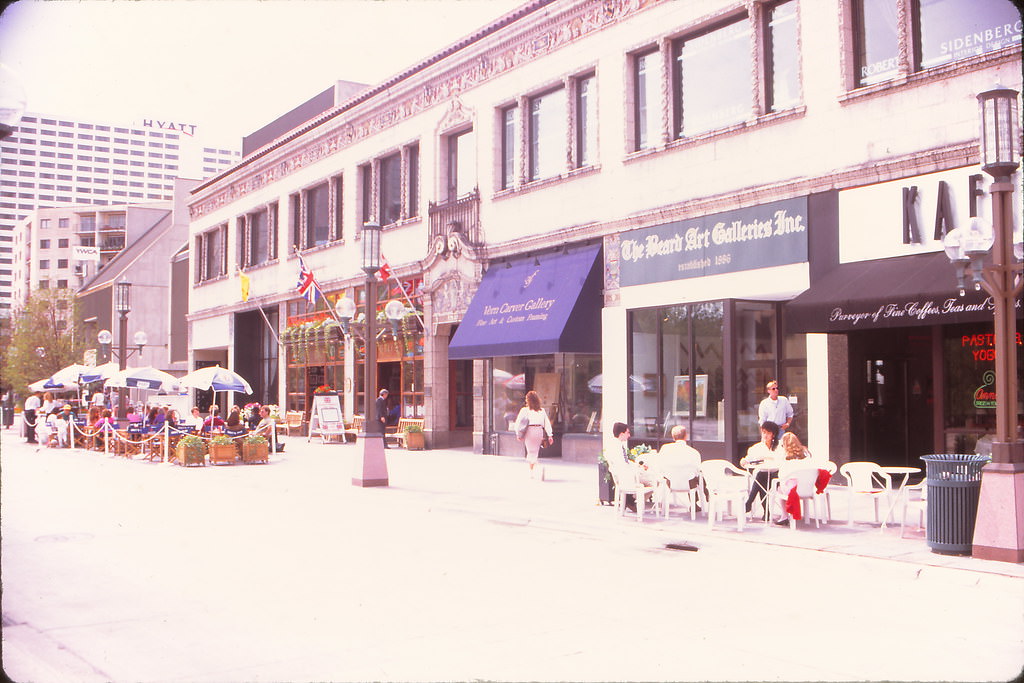1100 Block of Nicollet Mall, Minneapolis, August 1992