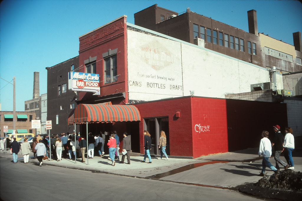 Blue Mountain Coffeehouse, Nicollet Mall, Minneapolis, March 1993