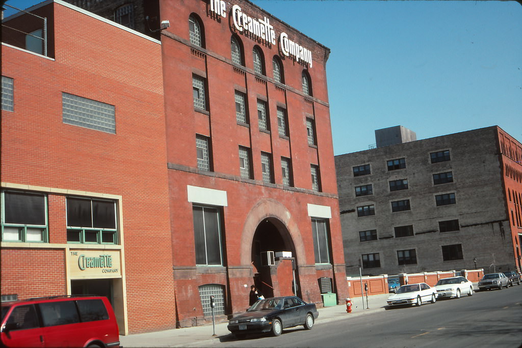 Renovated building on North 1st Street, Minneapolis, April 1993