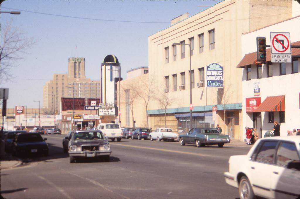 Ingebretsen's, East Lake Street - a landmark center for Scandinavian culture in Minneapolis, April 1993