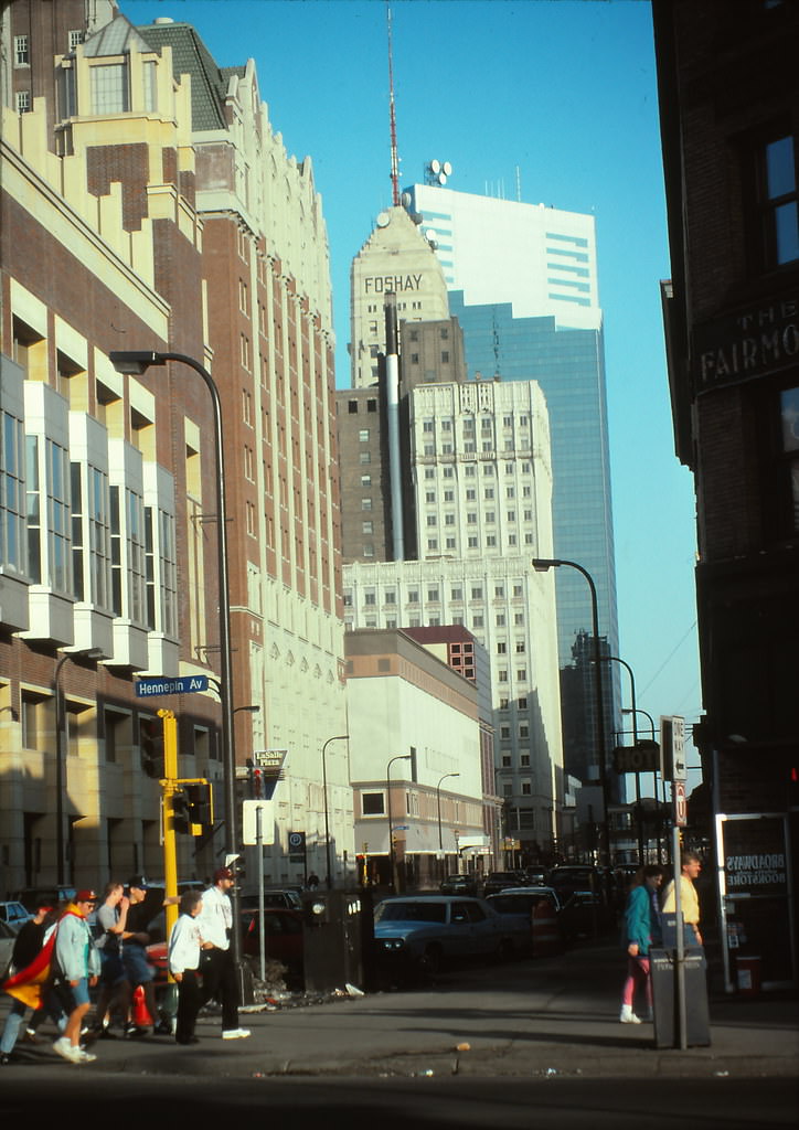 Sunnyside & France Avenue, Edina, April 1993