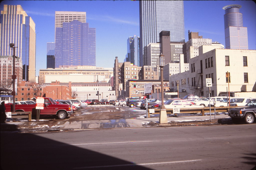 Overlooking Gavidae from Dayton's 12th floor Skyroom, Minneapolis, January 1993