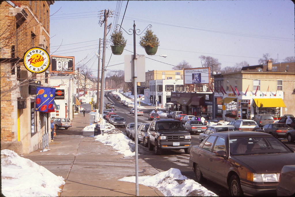 Downtown Minneapolis from about 10th & LaSalle, January 1992