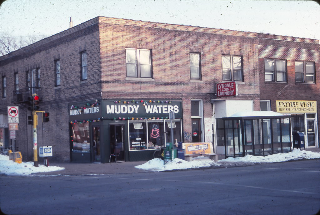 26th Street, looking to Nicollet, Minneapolis, January 1993