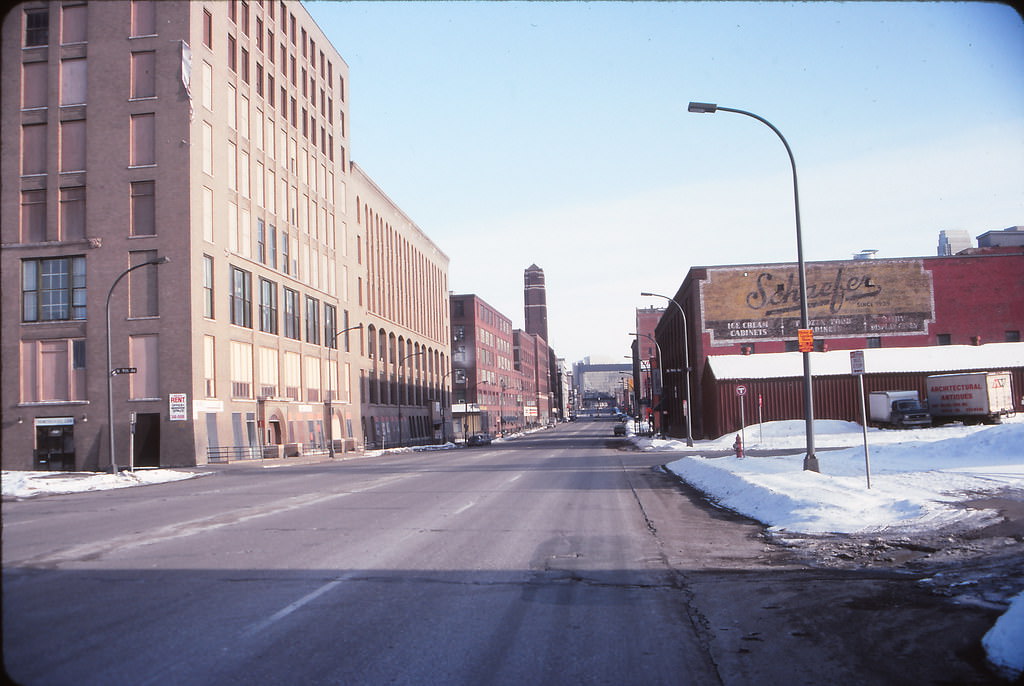 North Washington Avenue, Minneapolis, Jan 1993