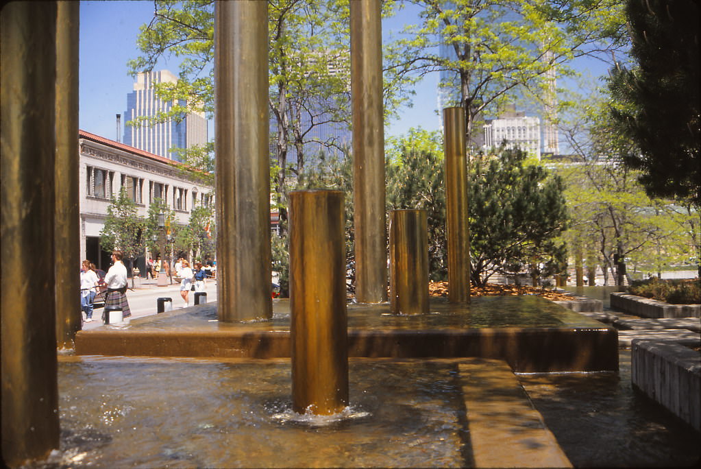 Peavey Plaza, Minneapolis, May 1993