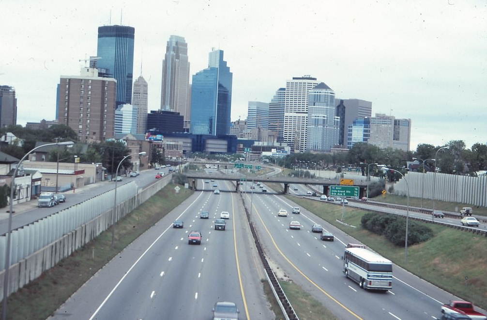 Minneapolis Skyline, Sept 1990