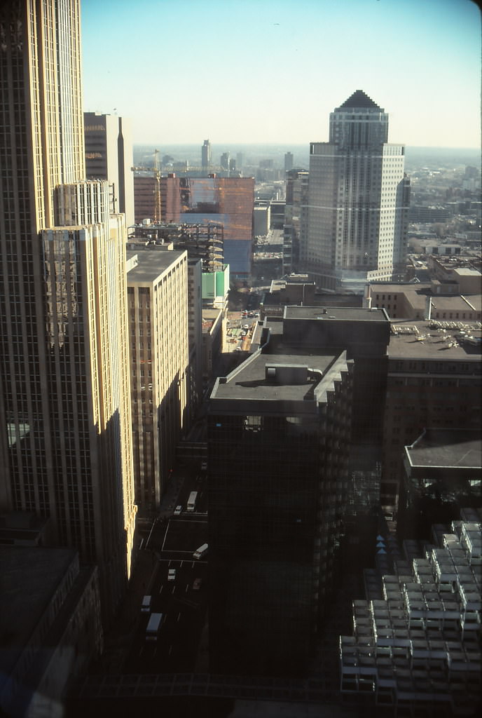 View from 10th Street, Minneapolis - Nov 1990