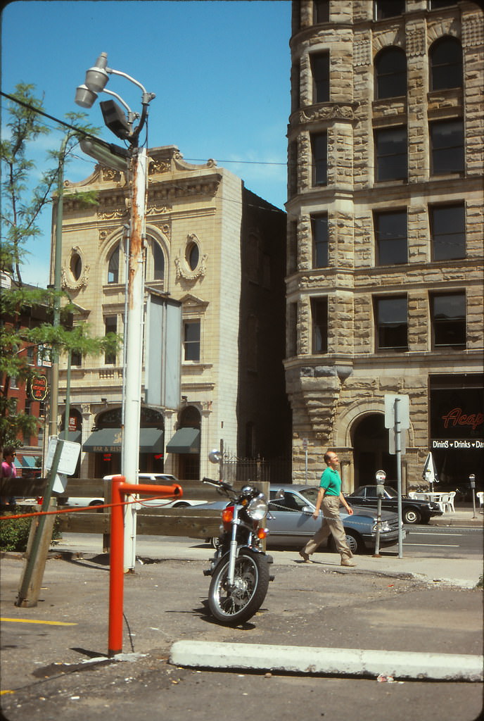 View from Block E to 6th Street, Minneapolis, August 1991