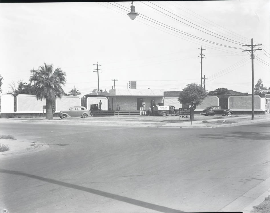 Goetz Ice Co. Building Exterior, Phoenix, 1940