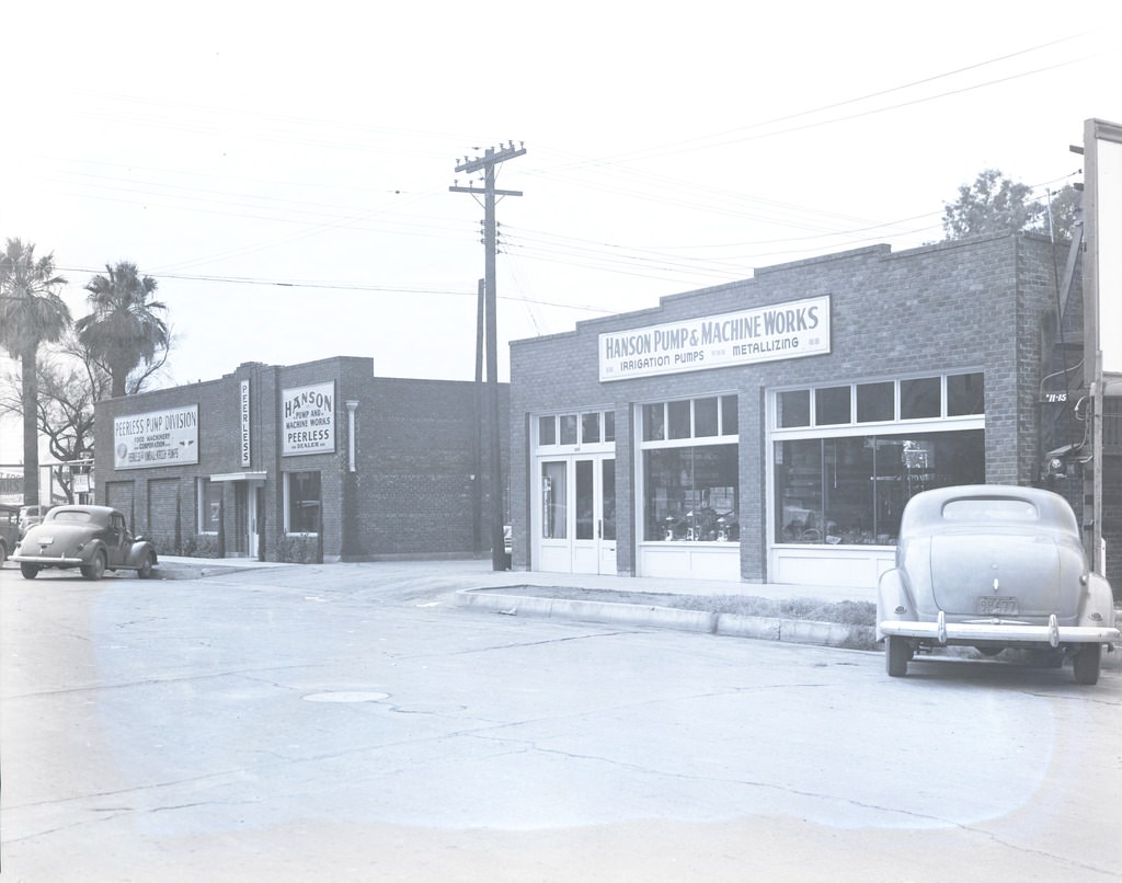 Hanson Pump and Machine Works Building Exterior, Phoenix, 1940