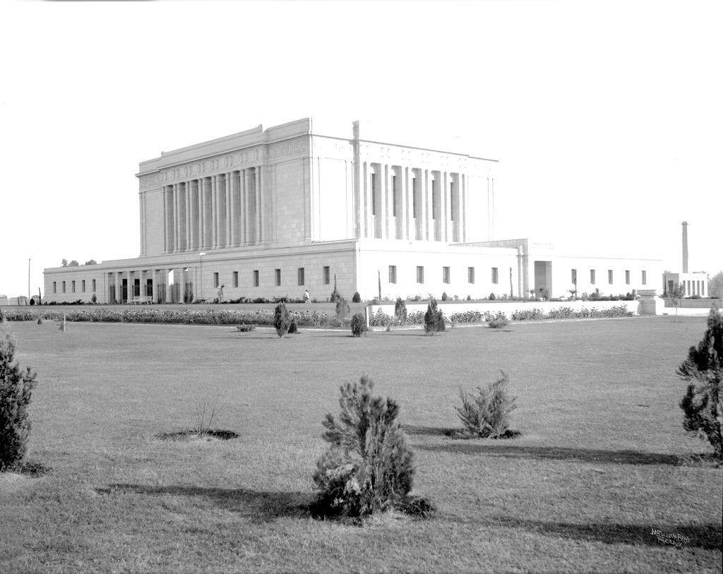 Mormon Temple Exterior, Phoenix, 1940