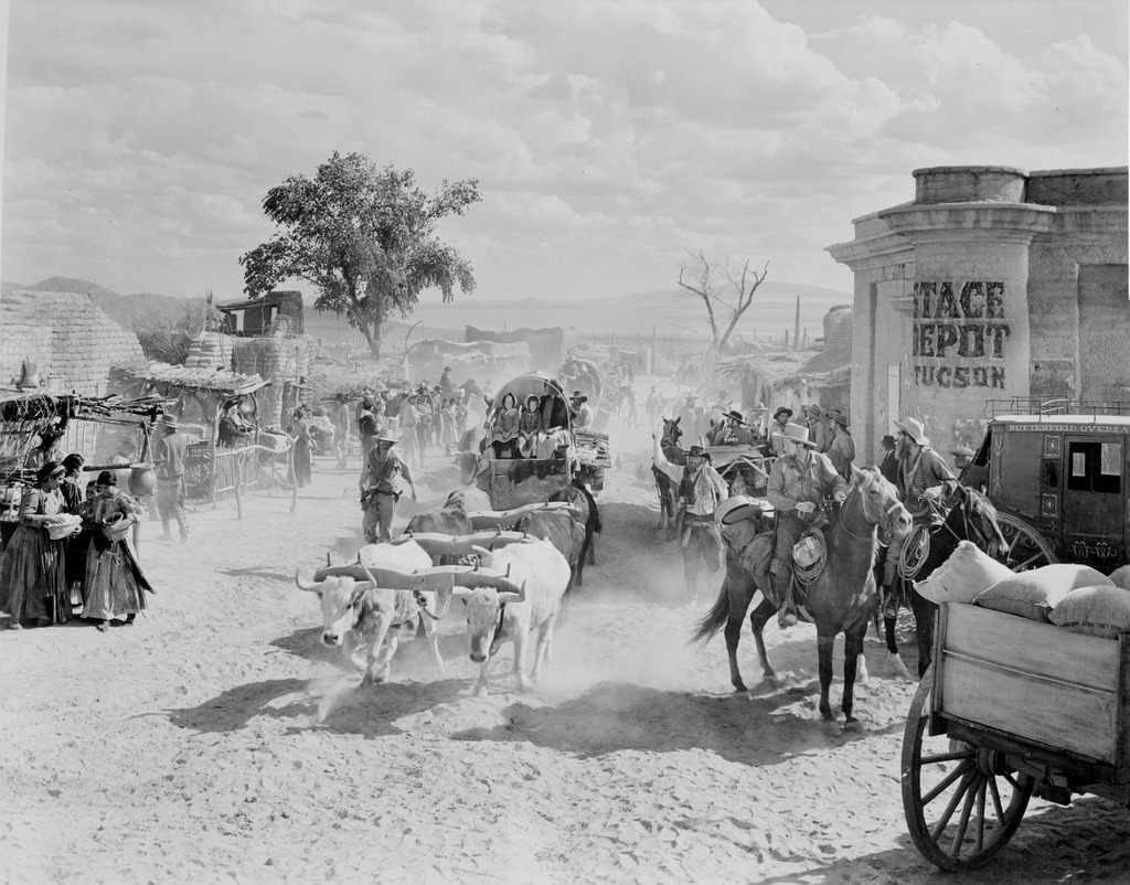 Movie Set at Old Tucson, Phoenix, 1940