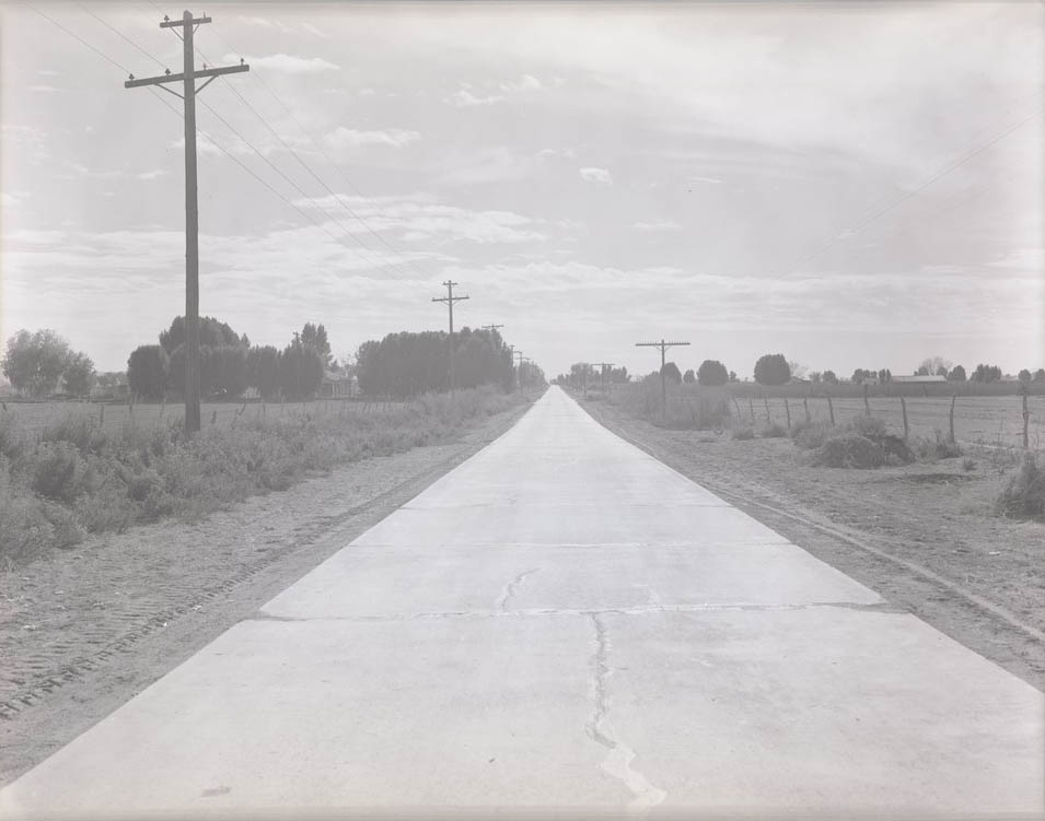 Rural Road near Gilbert, Arizona, Phoenix, 1940