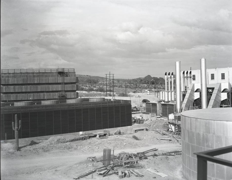 Salt River Project Diesel Plant Exterior, Phoenix, 1940