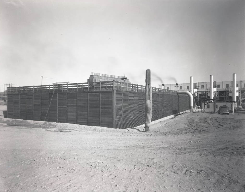 Salt River Project Diesel Plant Exterior, Phoenix, 1940