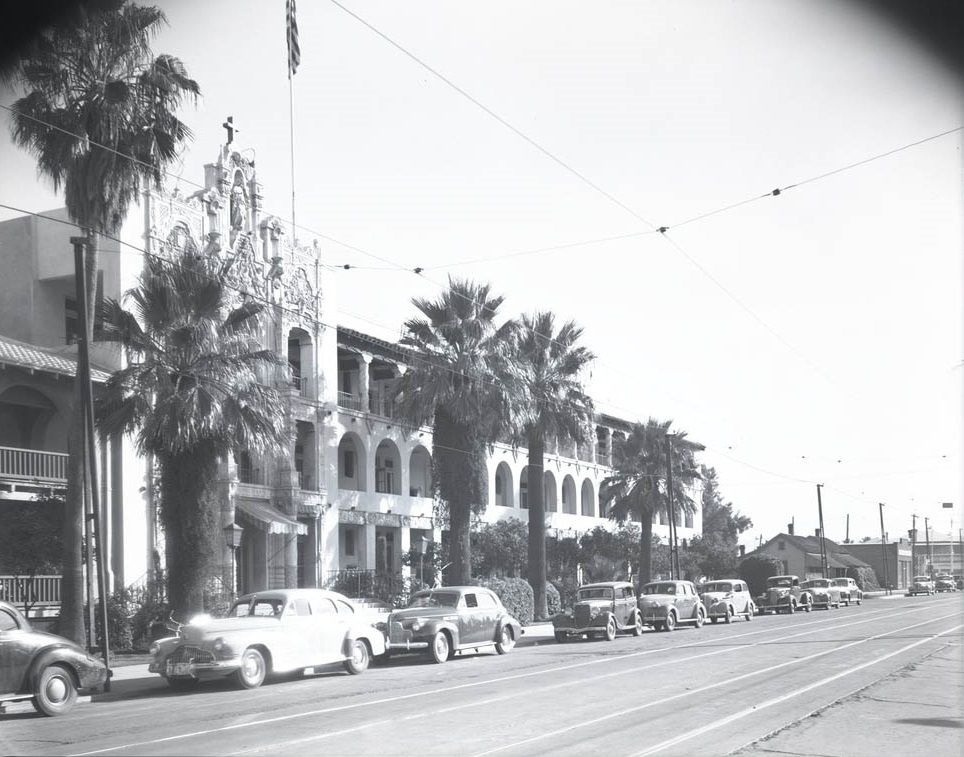 St. Joseph's Hospital Exterior, Phoenix, 1940
