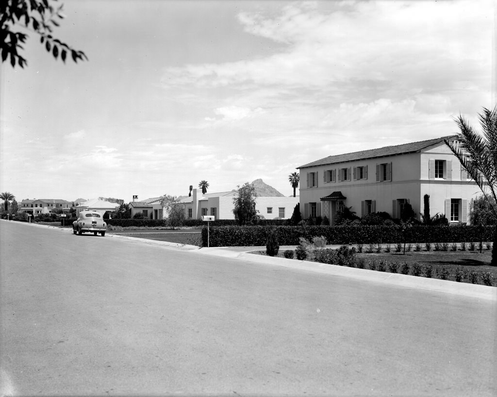 Studer Residence Exterior, Phoenix, 1940