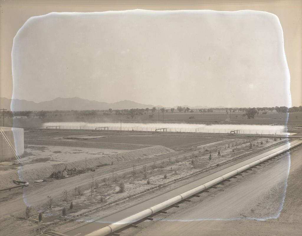 Central Arizona Light and Power Co. Facility Under Construction, Phoenix, 1940