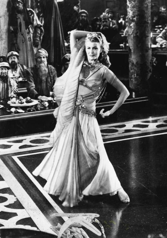 Rita Hayworth Performing the 'Dance of the Seven Veils' in 'Salome’, 1953