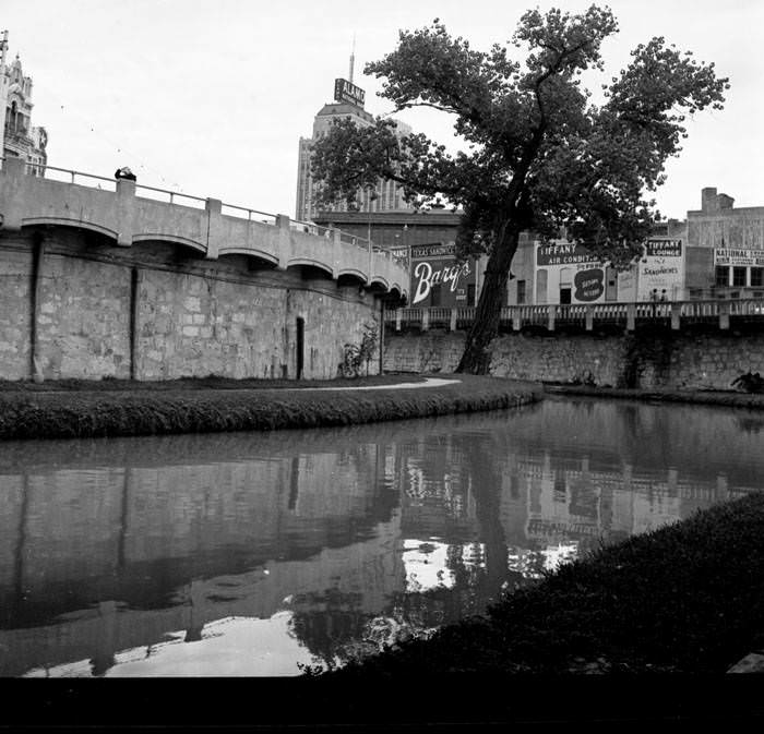 Scenes along the River Walk, San Antonio, 1960