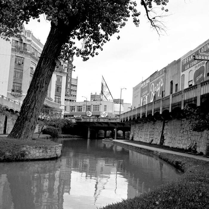 Scenes along the River Walk, San Antonio, 1960s