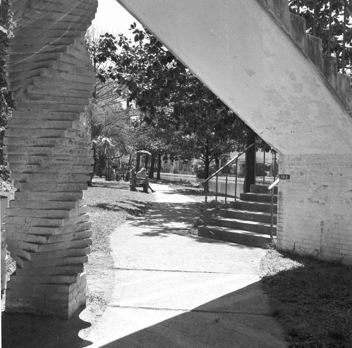 Scenes along the River Walk, San Antonio, 1961