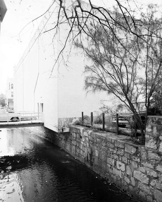 San Pedro Creek from W. Houston Street, San Antonio, 1962