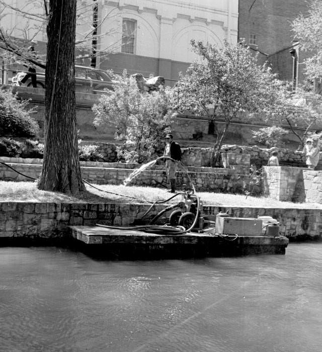 Scenes along the River Walk, San Antonio, 1961