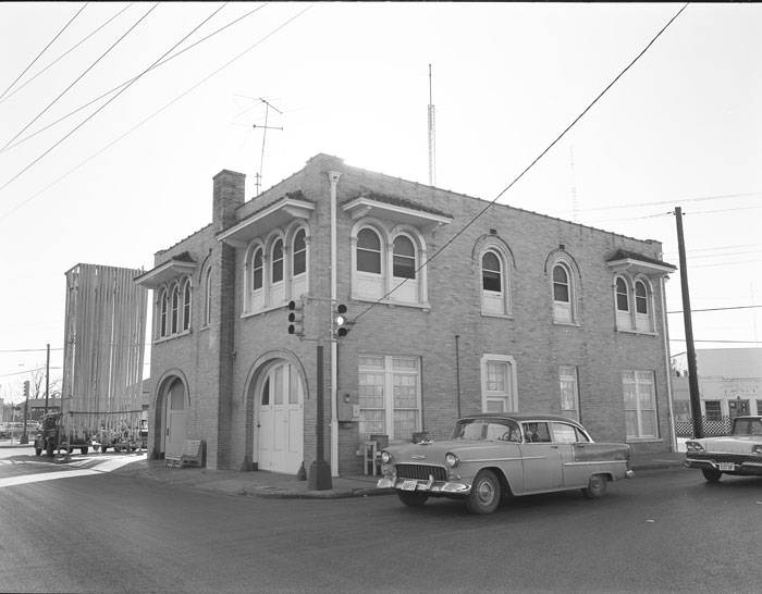 San Antonio Fire Station No. 7, 600 South Alamo Street, at Lavaca Street and Water Street, 1965