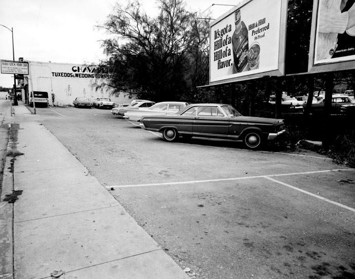 Parking lot, 211 Camaron Street, San Antonio, 1967