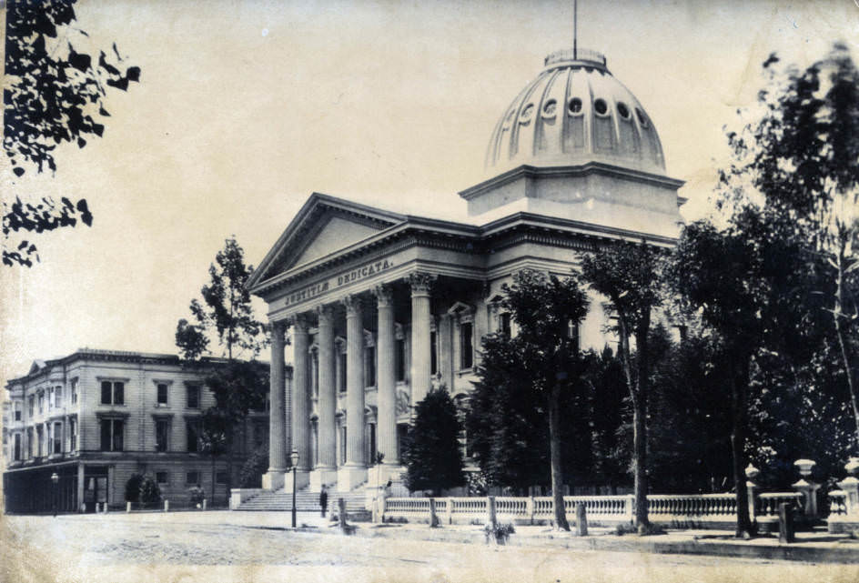 Santa Clara County court house, 1880.