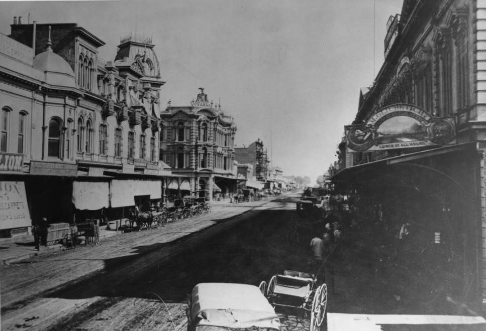 South First Street, San Jose, 1880.