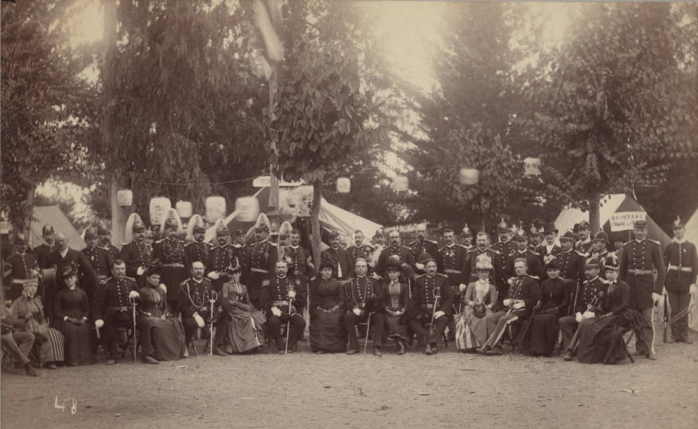 Camp Terrell National Guard encampment, 1888.