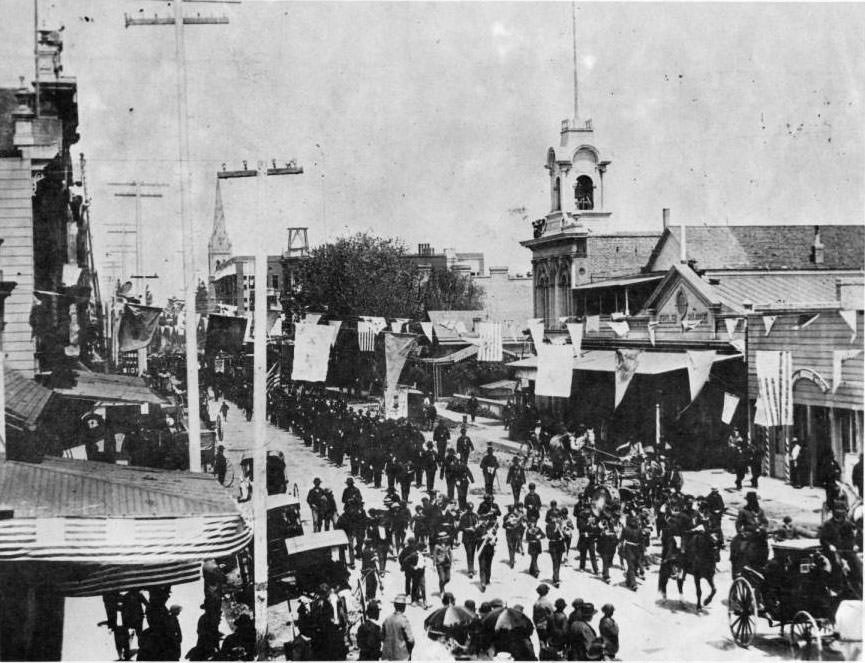 Second Street Parade, San Jose, 1890.