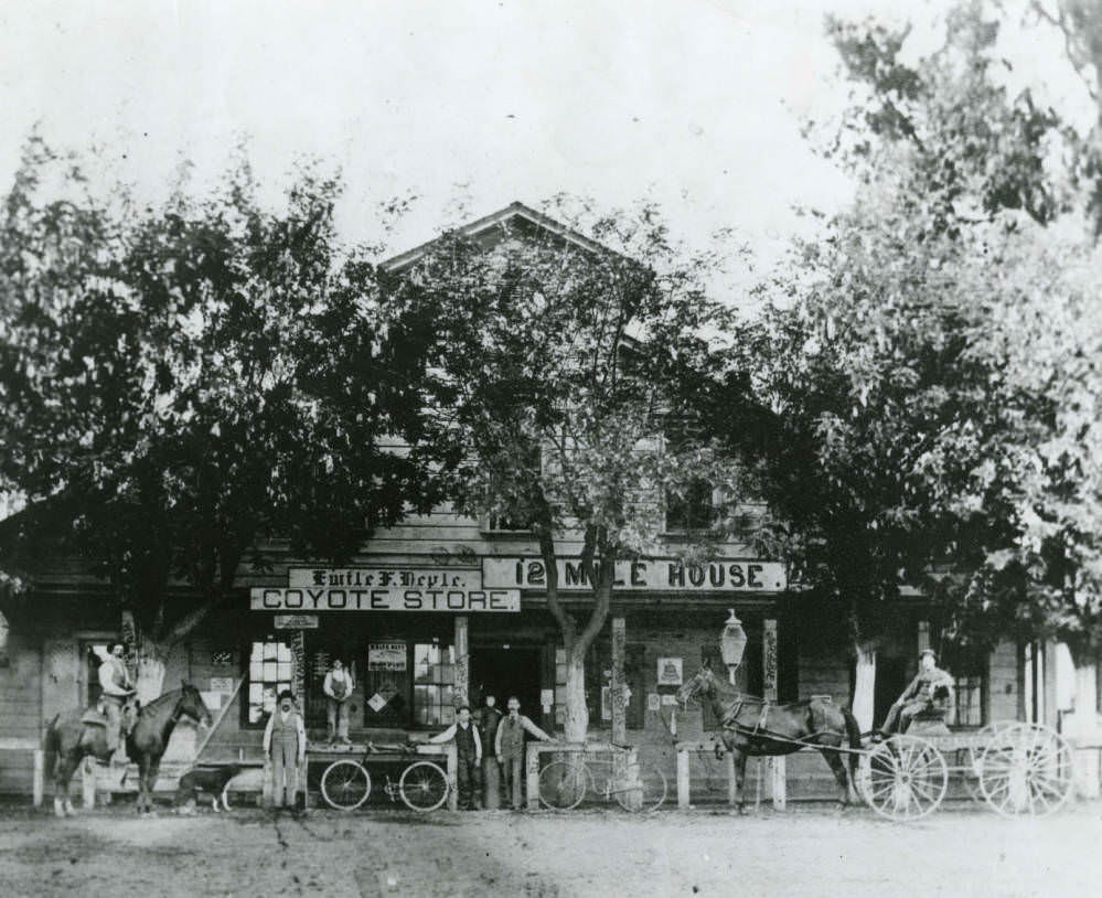 Twelve Mile House, 1890.