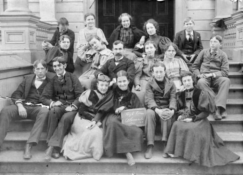 Hester School eighth grade class, 1897.