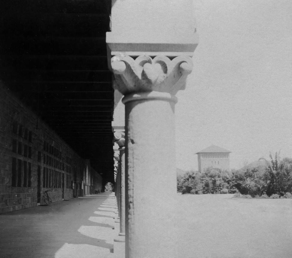 Stanford University quadrangle, 1897.