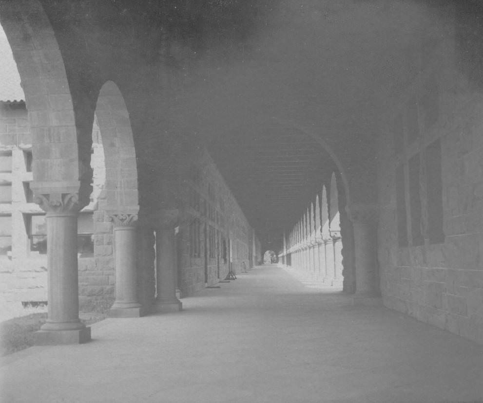 Stanford University quadrangle, 1897.