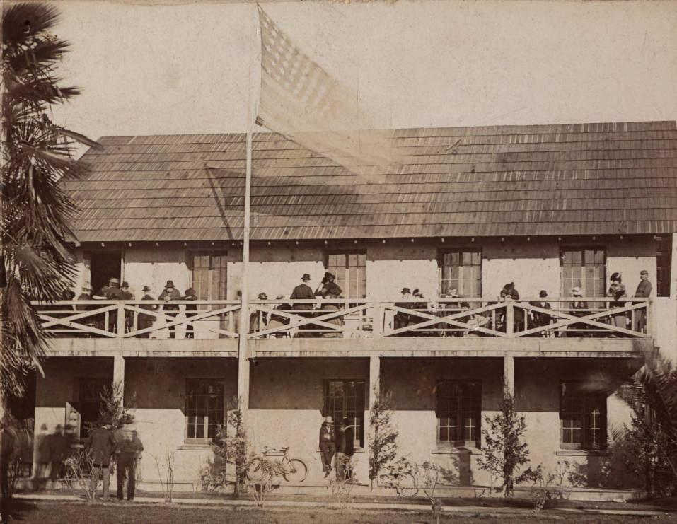 Replica of California's first State House, 1890s.