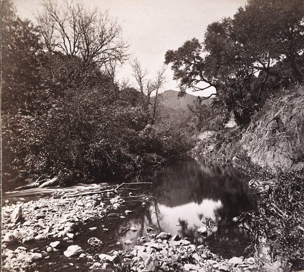 Scene on San Mateo Creek, San Mateo, 1870