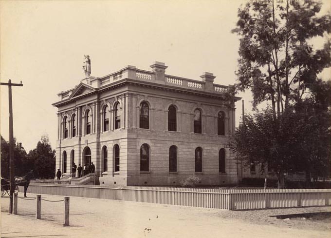 Court House, Redwood City, the 1890s