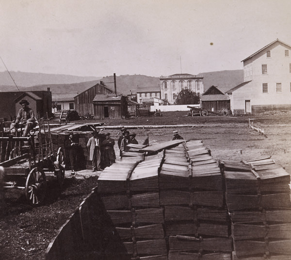 6. The Court House, Redwood City, San Mateo, 1870