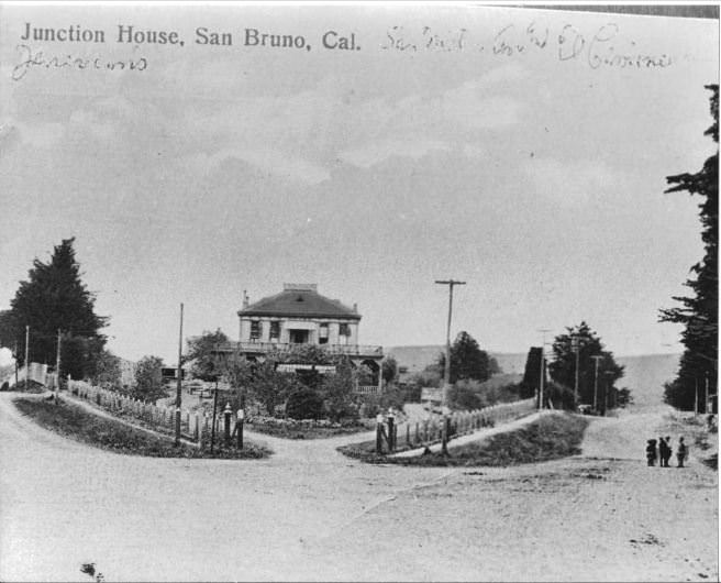 Junction House, Corner of El Camino and San Mateo Ave., the late 1800s