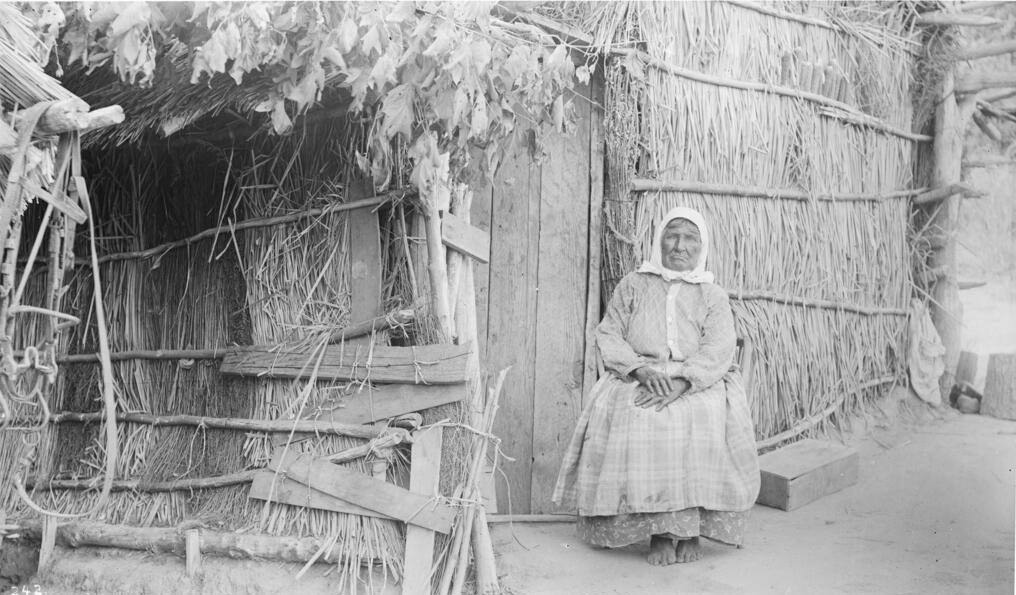 Georgia Pa, a Pachango Mission Indian and mother of Captain Mateo Pa, the chieftain, 1892