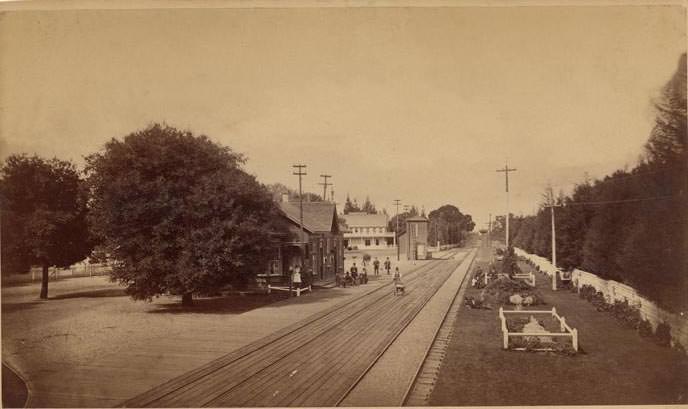 Menlo Park Station, 1870