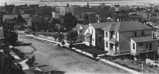 Downtown San Diego from Seventh and Beech Street, 1897