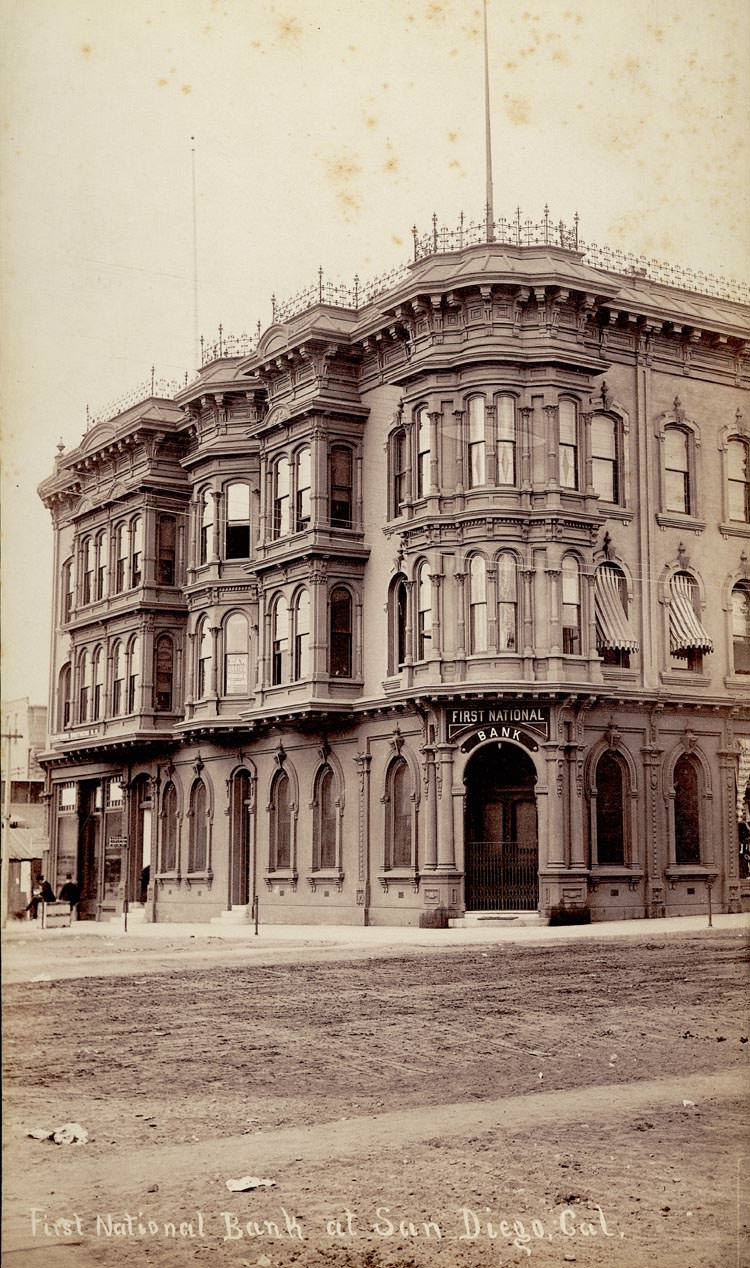 First National Bank at San Diego, 1890