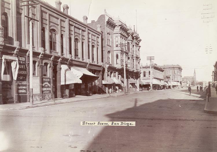 Street Scene, San Diego, 1892