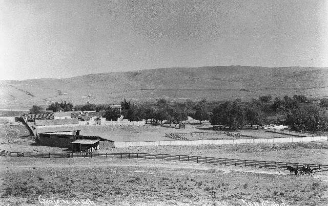 View of the Guajome Ranch in Vista, 1891